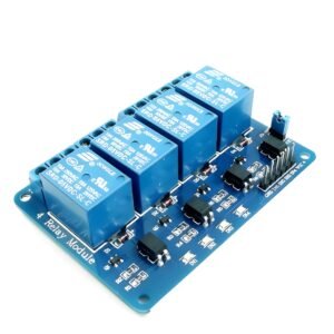 MODULO RELAY 4 CANALES 5VDC 10A
