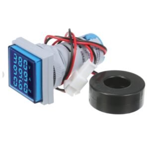 VOLTIMETRO AMPERIMETRO AC 380V 100A MEDIDOR FRECUENCIA