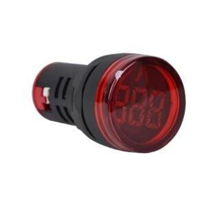 INDICADOR PILOTO DE VOLTAJE VOLTIMETRO DIGITAL REDONDO AC 30-500V